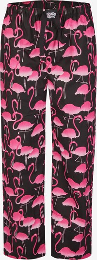 Lousy Livin Pyjamahose 'Flamingo' in schwarz, Produktansicht