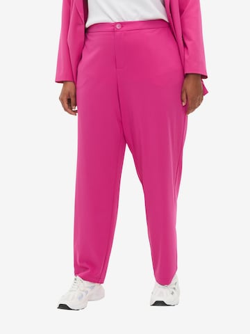 Zizzi - regular Pantalón 'MHALEY' en rosa: frente