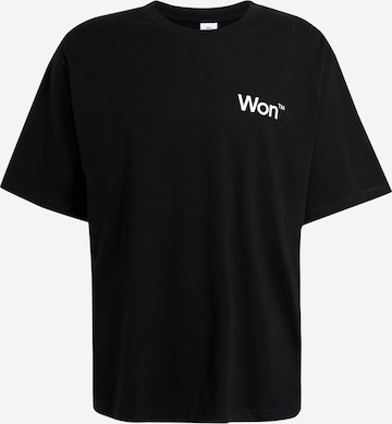 Won Hundred Shirt 'The Staff' in Zwart: voorkant