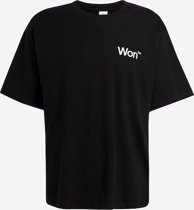 Won Hundred T-Shirt 'The Staff' en noir / blanc, Vue avec produit