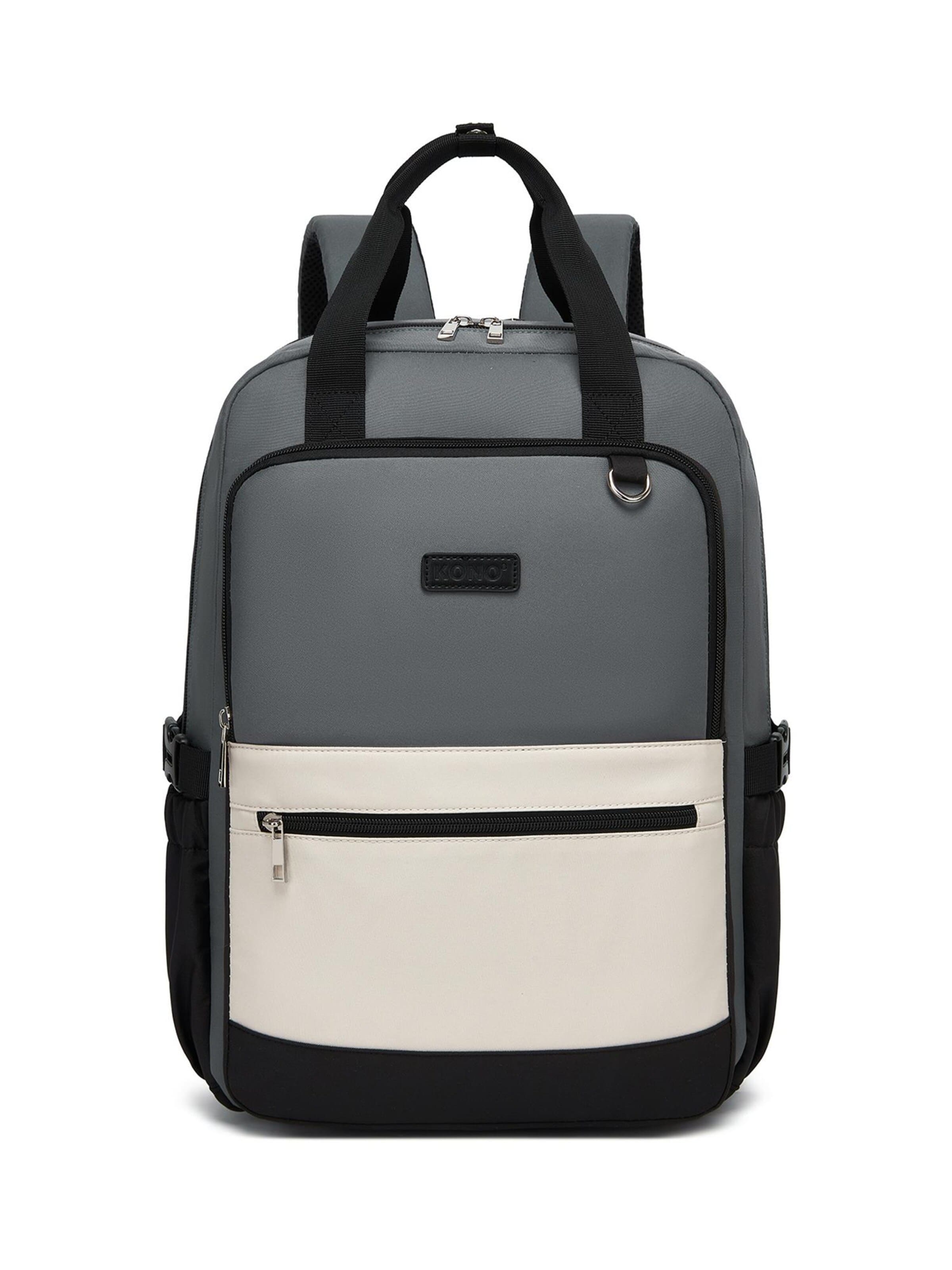 Kono Backpack in Grey: front