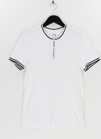 ARMANI EXCHANGE T-Shirt S in Weiß: predná strana