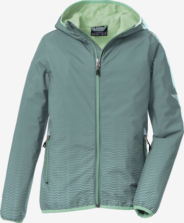 KILLTEC Outdoor jacket in Green: front