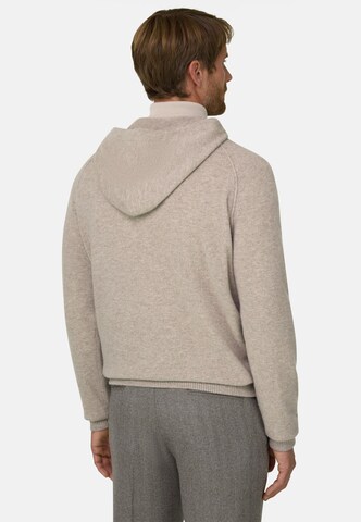 Sweat-shirt Boggi Milano en beige : derrière