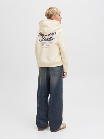Jack & Jones Junior Sweatshirt i hvid: forside