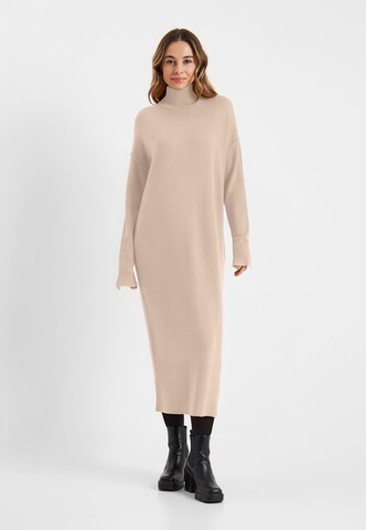 Frieda & Freddies NY Kleid in Beige: Vorderseite
