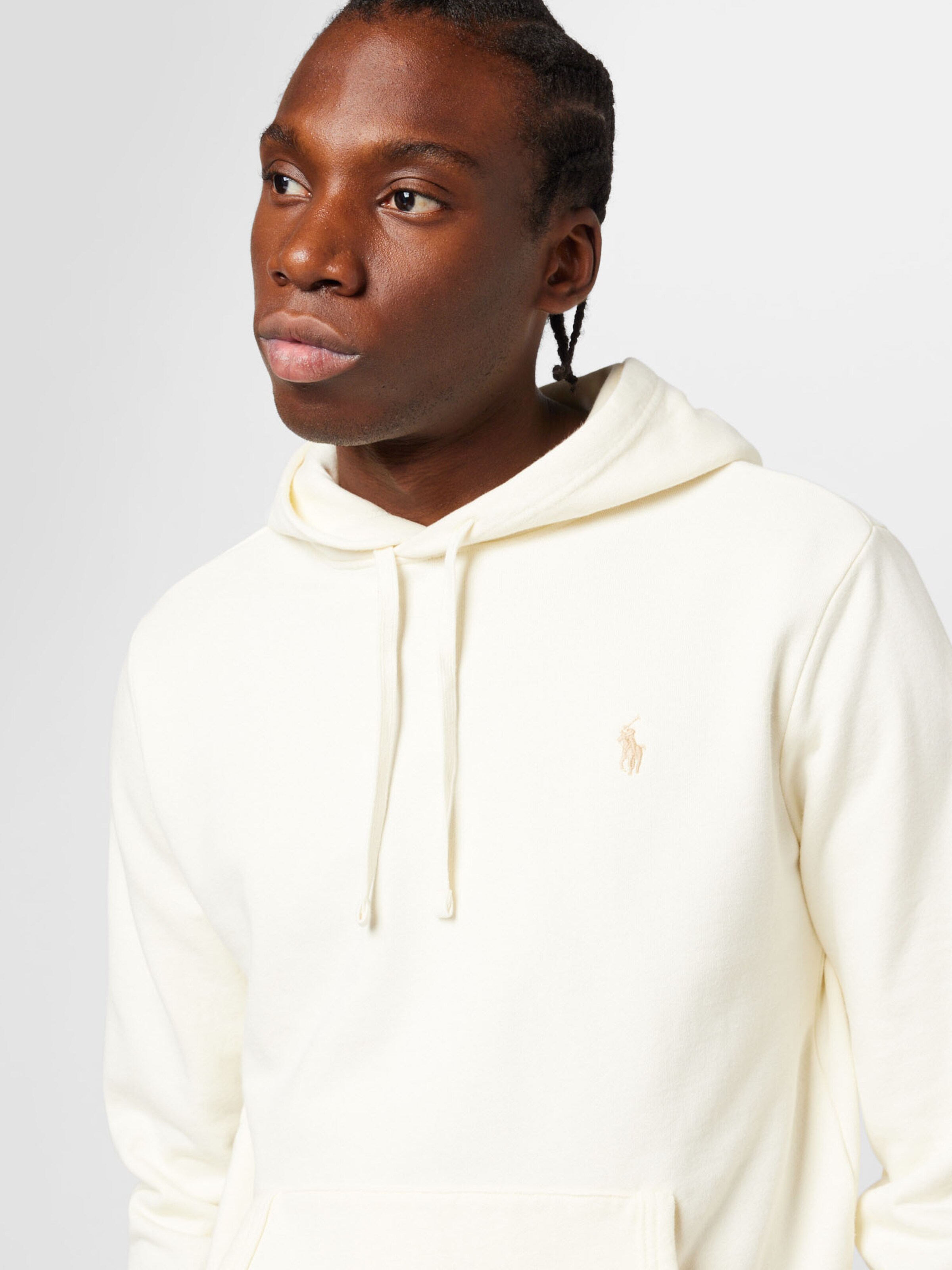 Ralph lauren cream deals hoodie