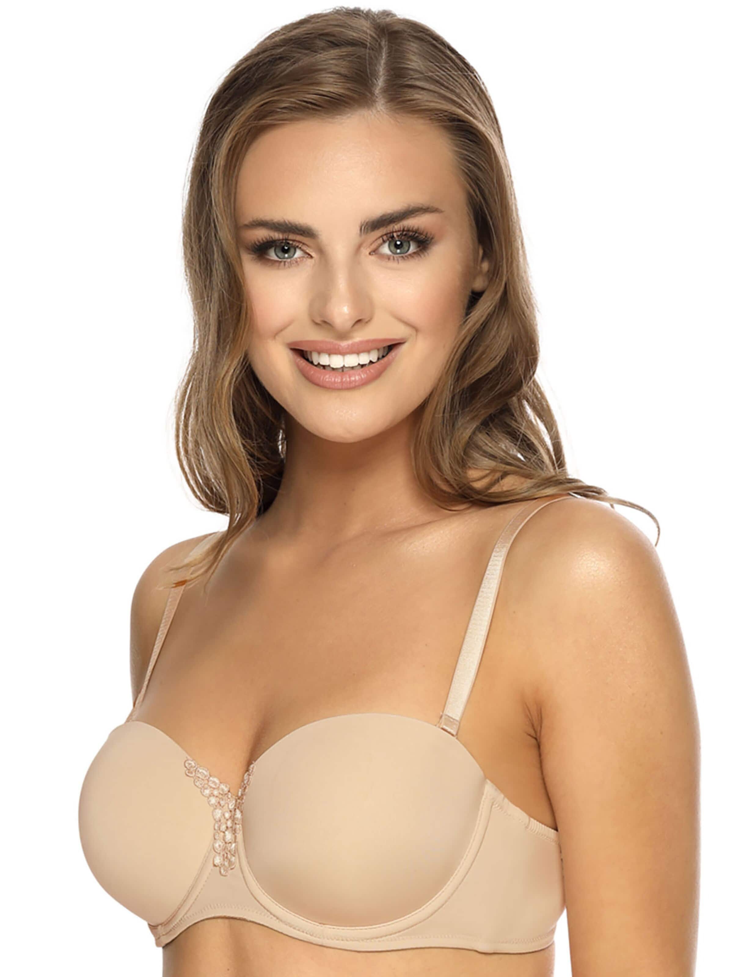 VIANIA Bandeau Bra 'Carola' in Beige