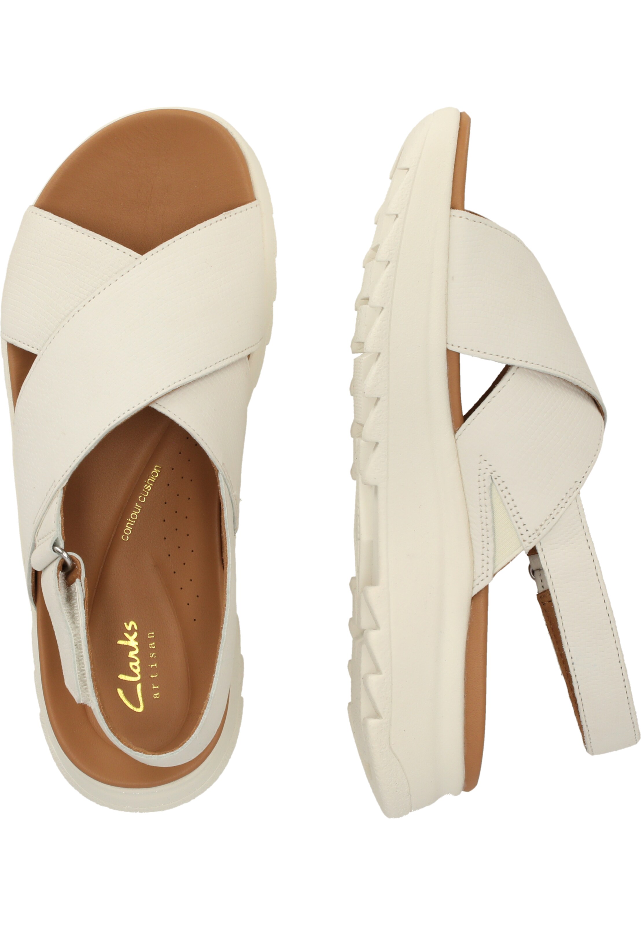 CLARKS Sandale 'DashLite' in Weiß