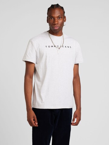 Tommy Jeans Särk, värv hall: eest vaates