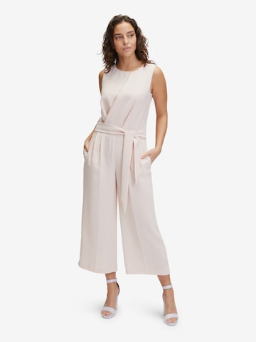 Tuta jumpsuit di Betty & Co in rosa: frontale