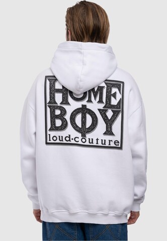 Sweat-shirt 'Old School' HOMEBOY en blanc