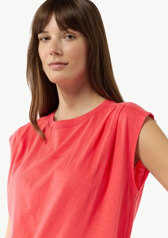 T-shirt comma casual identity en rouge
