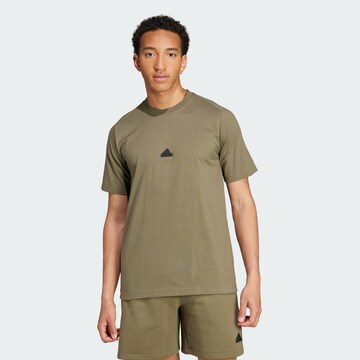 T-Shirt fonctionnel 'Z.N.E.' ADIDAS SPORTSWEAR en vert : devant