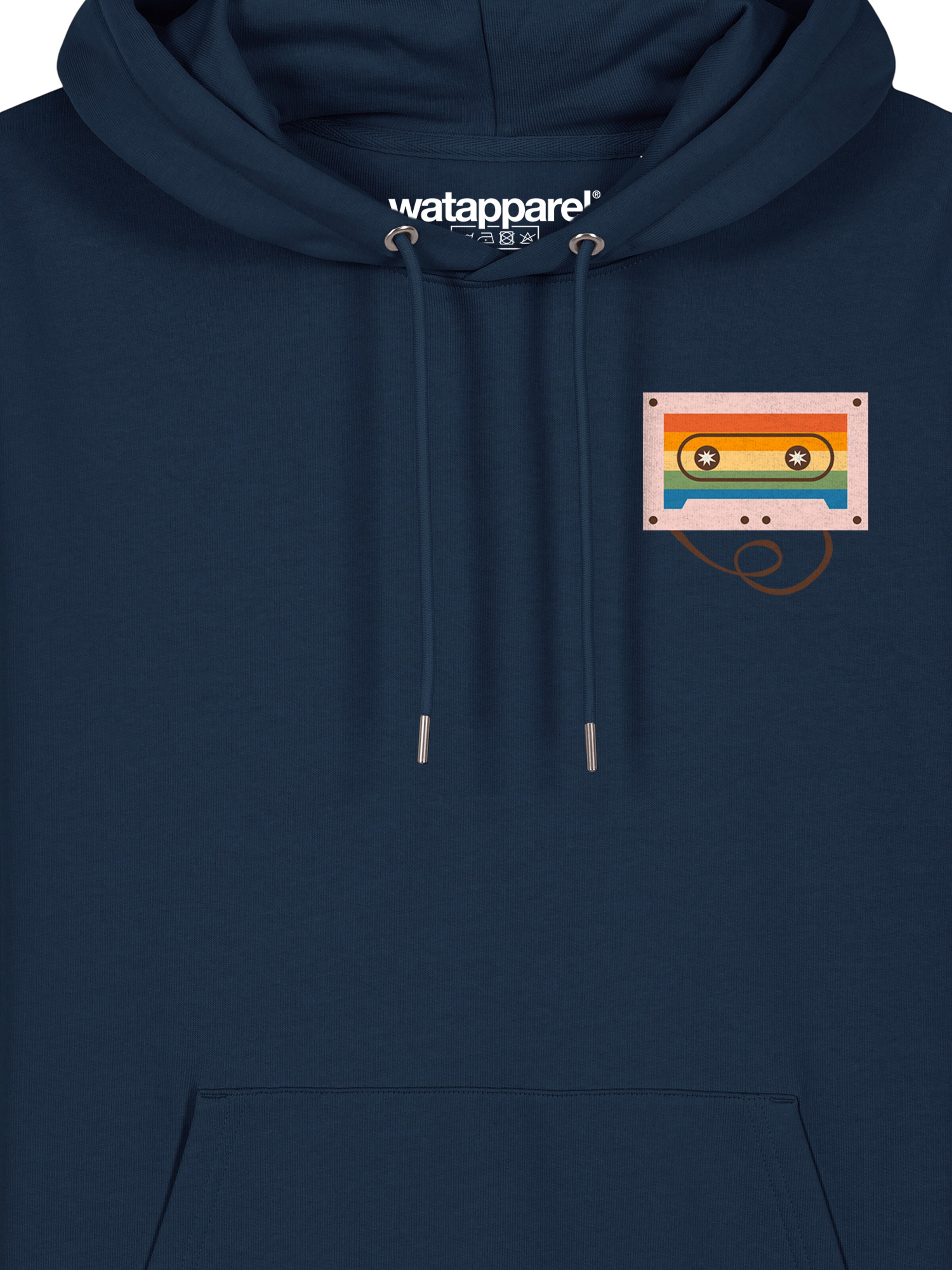 Sweat-shirt 'Rainbow Cassette' Watapparel en bleu
