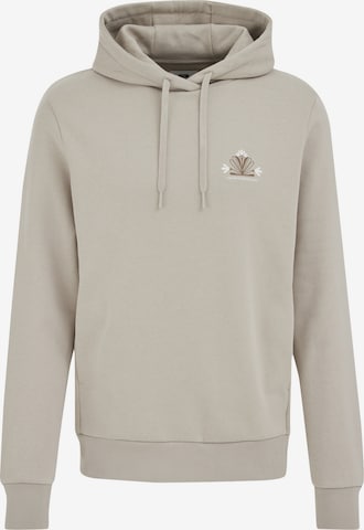 WE FashionSweater majica - bež boja: prednji dio