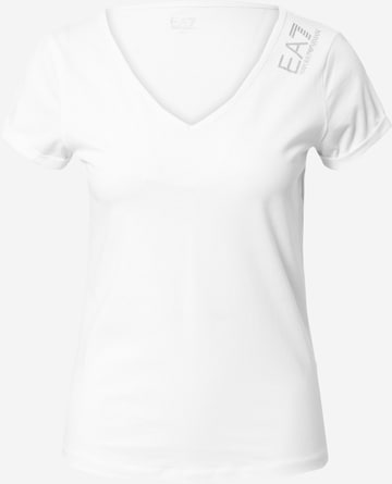 EA7 Emporio Armani - Camiseta en blanco: frente