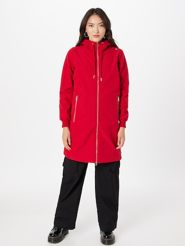 Danefae Between-Seasons Coat 'Jane' in Red: front