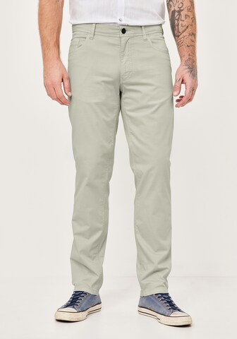 REDPOINT Regular Pants in Grey: front