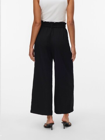 VERO MODA Wide leg Pleat-Front Pants 'VMSYDNEY' in Black