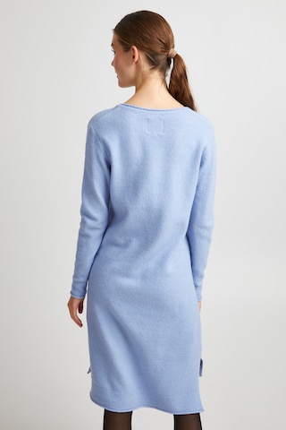 Oxmo Knitted dress 'IDA' in Blue
