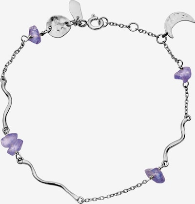 Maanesten Pulsera en lila / plata, Vista del producto