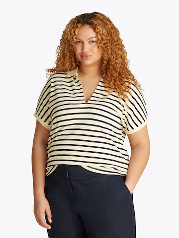 Maglietta di Tommy Hilfiger Curve in bianco: frontale