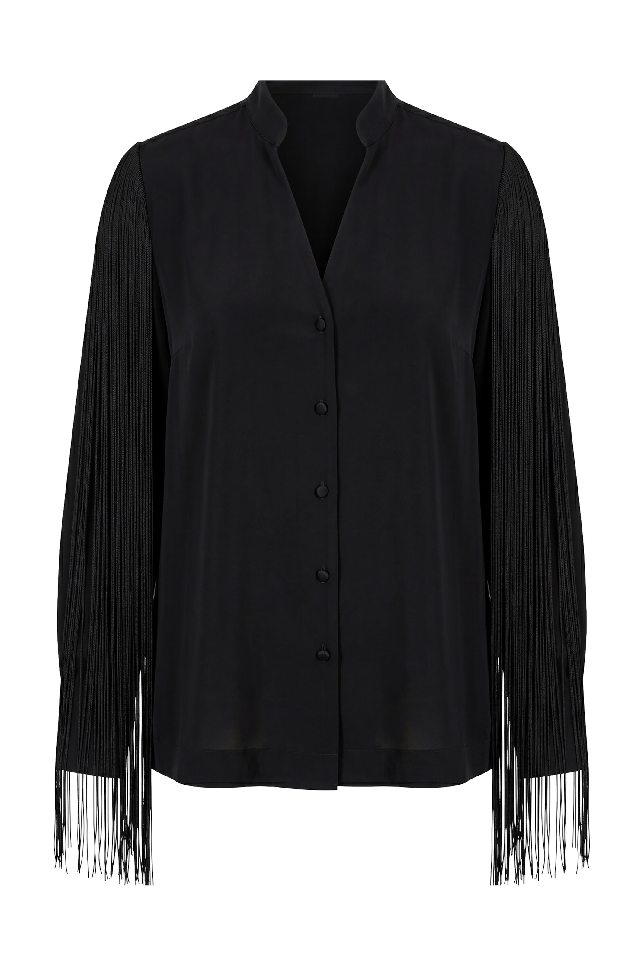 Ulla Popken Bluse in Schwarz: Vorderseite