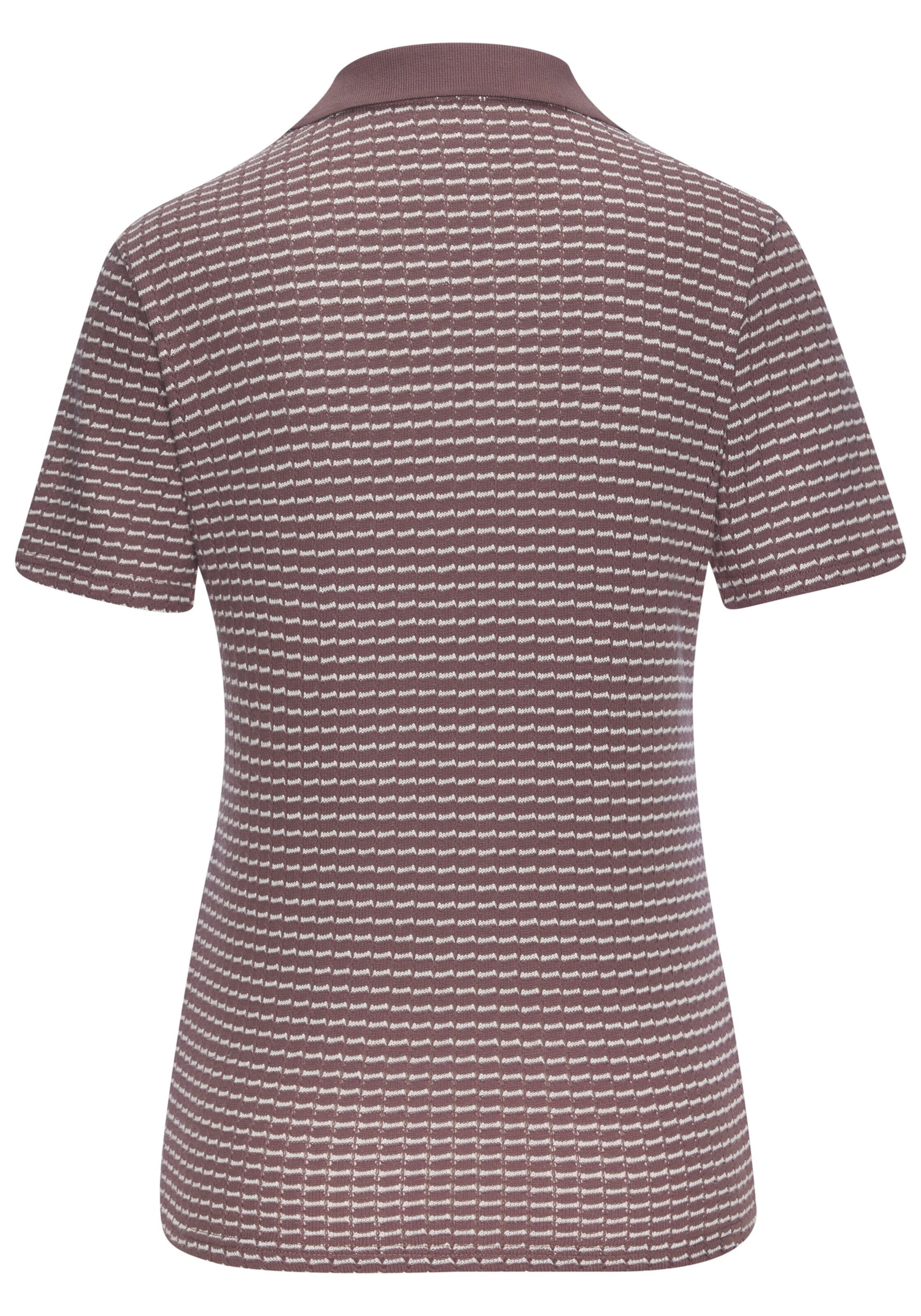 VIVANCE Poloshirt in Braun