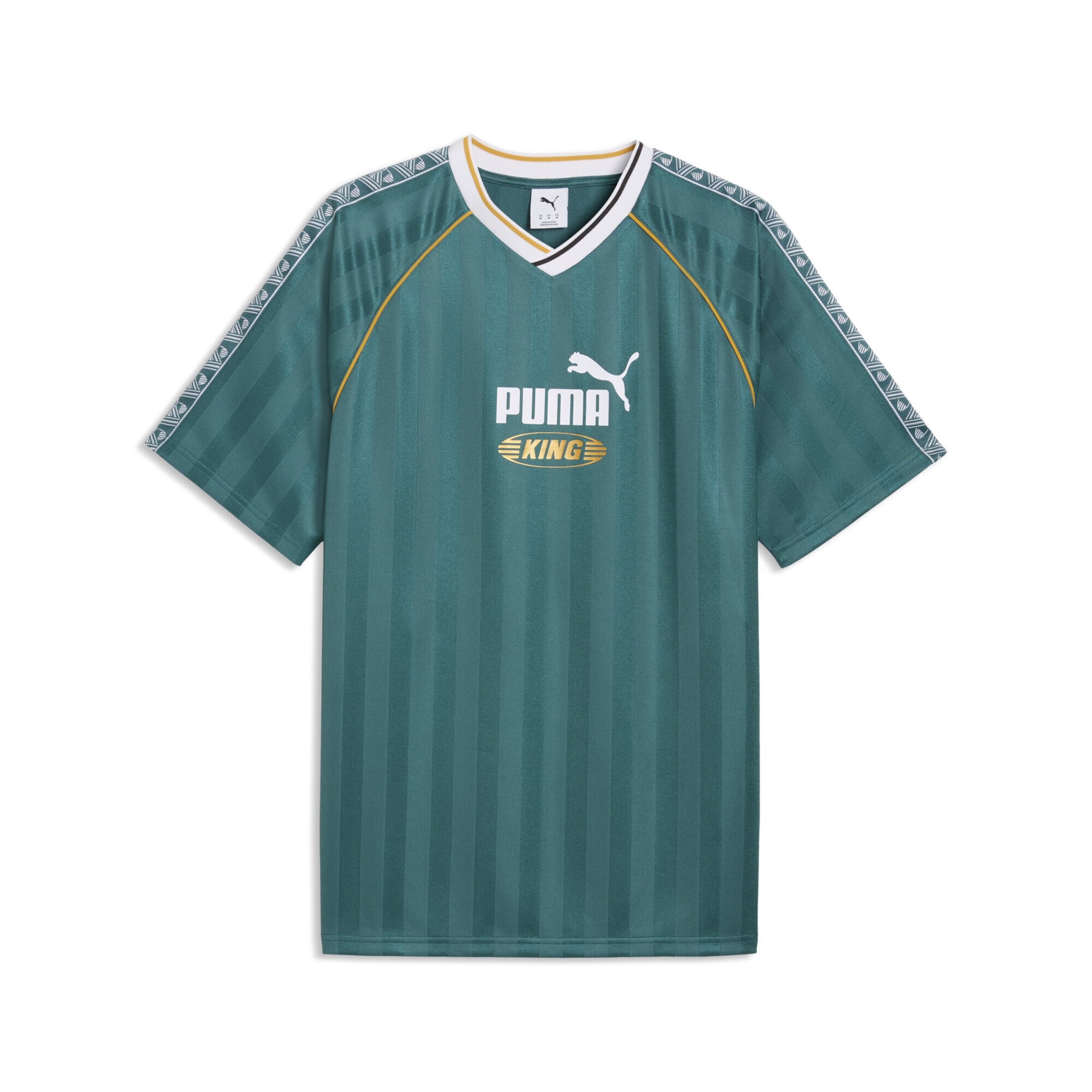 PUMA Trikot 'King' in gold / smaragd / dunkelgrün / weiß, Produktansicht