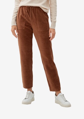 Regular Pantalon s.Oliver en marron : devant