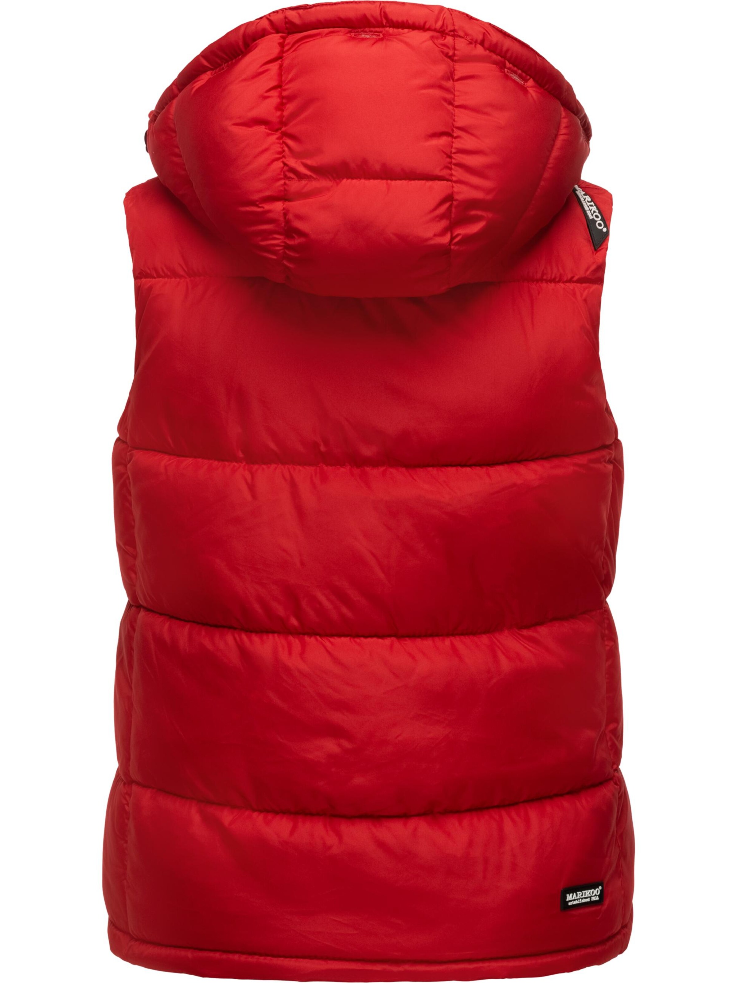 MARIKOO Vest 'Eisflöckchen' i rød