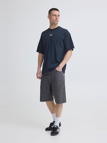 BLEND Shirt ' BHKyle Backprint ' in Blue