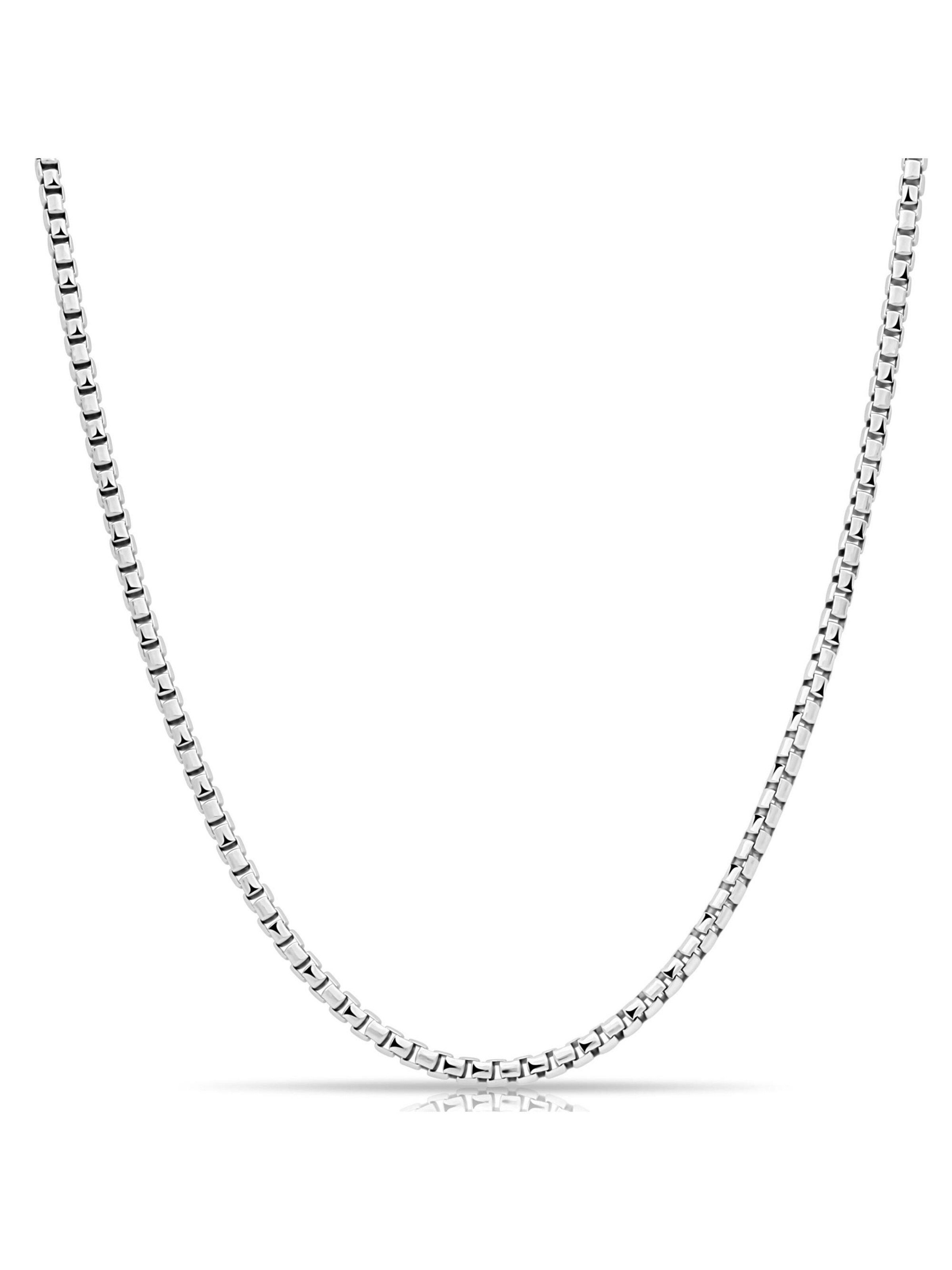 Tony Fein Kette 'Venezianer'‌‌‌‌‌‌ in Silber: Vorderseite