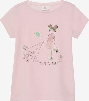 s.Oliver Shirt in Pink: front