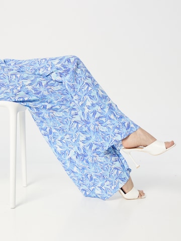 Fabienne Chapot Široke hlačnice Hlače 'Palapa' | modra barva