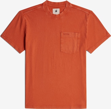 T-Shirt G-STAR en rouge : devant