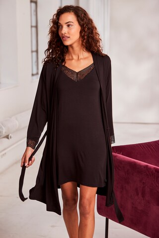 LASCANA Dressing gown in Black