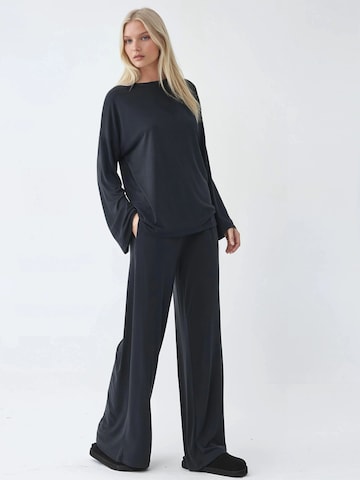 Busem Wide leg Broek in Grijs