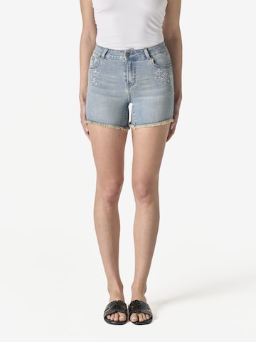 KOROSHI Slimfit Jeans i blå: framsida