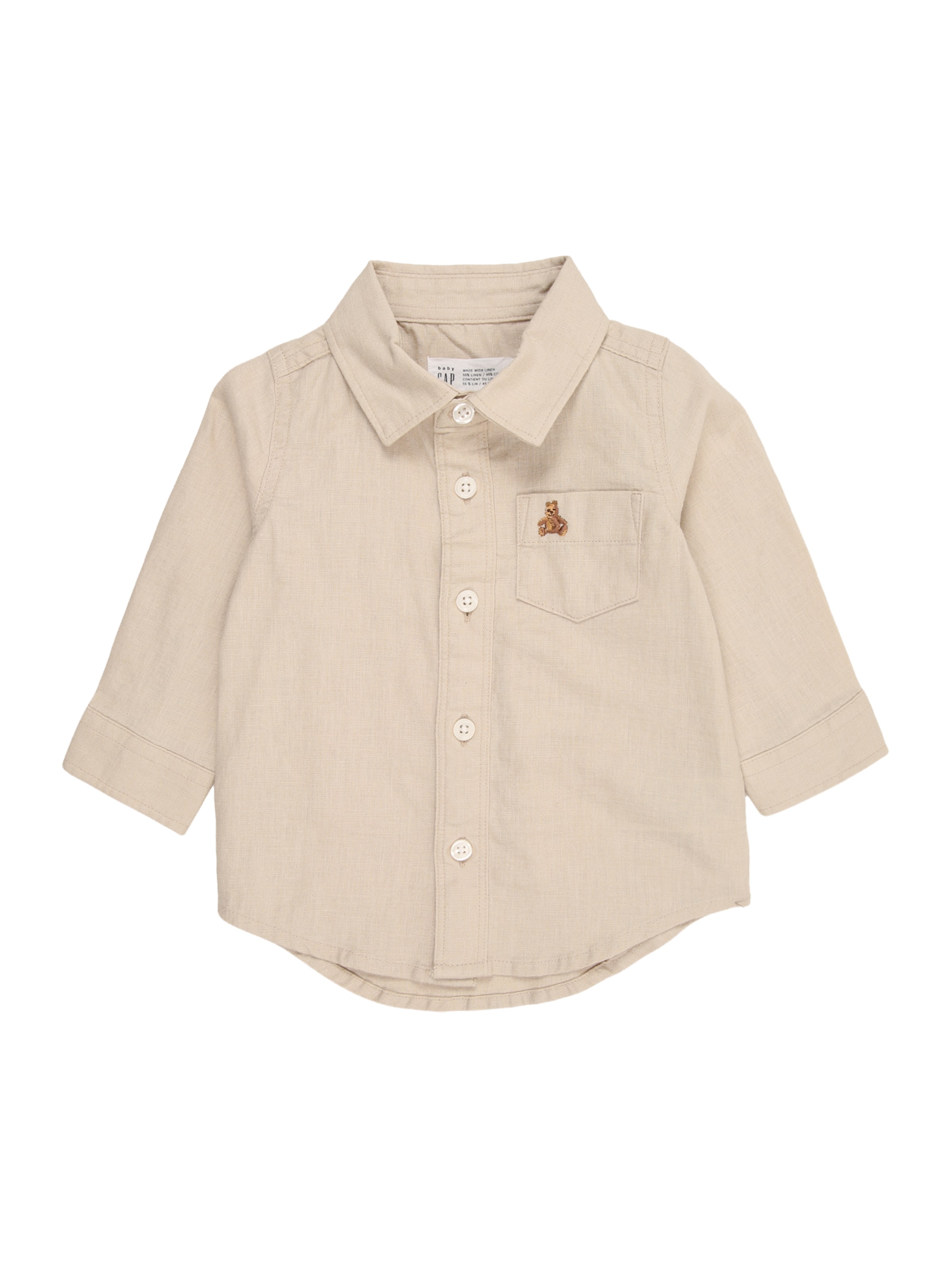 Regular fit Cămașă de la GAP pe bej: față