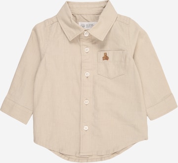 GAP Regular fit Риза в бежово: отпред