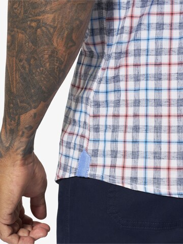Jan Vanderstorm Comfort Fit Hemd 'Bendiks' in Blau