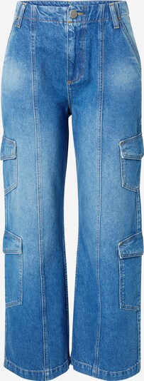 SHYX Jeans cargo 'Lucky' en bleu denim, Vue avec produit