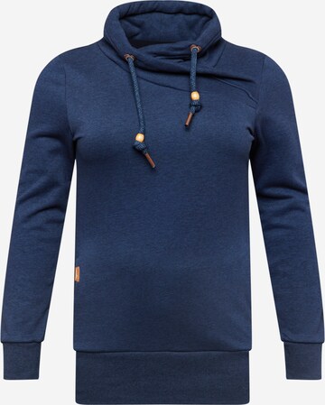 Ragwear Plus Sweatshirt 'NESKA' in Blau: predná strana
