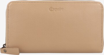 Esquire Wallet in Beige: front