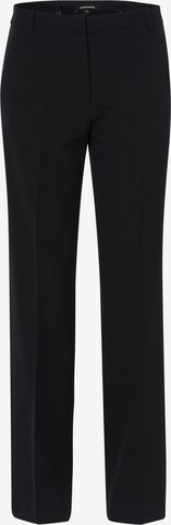 MORE & MORE Regular Pleated Pants 'Marlene' in Black