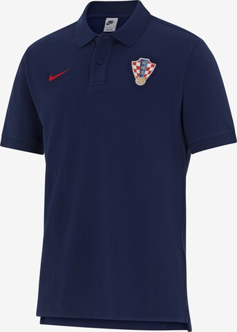 NIKE Performance Shirt 'Kroatien' in Blue: front