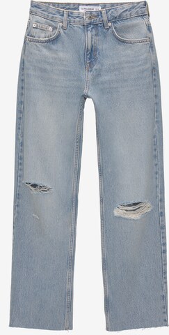 Pull&Bear Regular Jeans in Blue: front