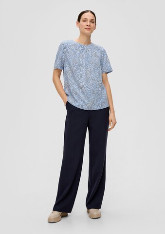 s.Oliver BLACK LABEL Blouse in Blue